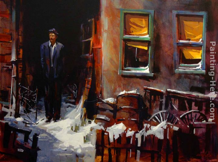 Waiting on a Friend painting - Michael O'Toole Waiting on a Friend art painting Waiting on a Friend painting - Michael O'Toole Waiting on a Friend art painting